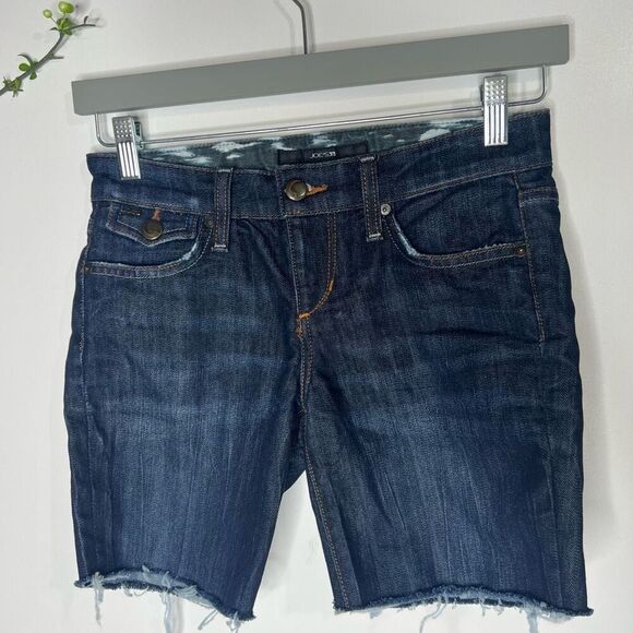 Joe’s Jeans Rocker Cutoff Denim Shorts Sz 24 - Picture 1 of 8